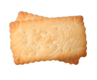 重なったビスコ