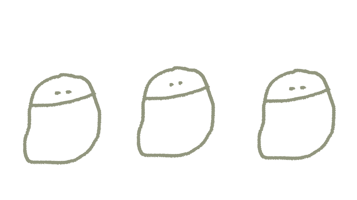 にんまりくん瞬き