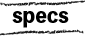 スペックタイトル